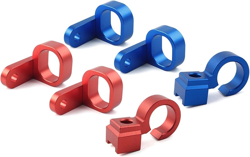 Wivplex Motorcycle Brake Hose Line Clamp Set - Image 1