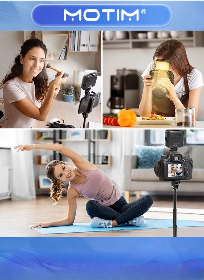 Motim LED Video Light Camera Light 100 LED Beads with Clip Pocket Camera Light for Photoshoot Photography  - Image 5