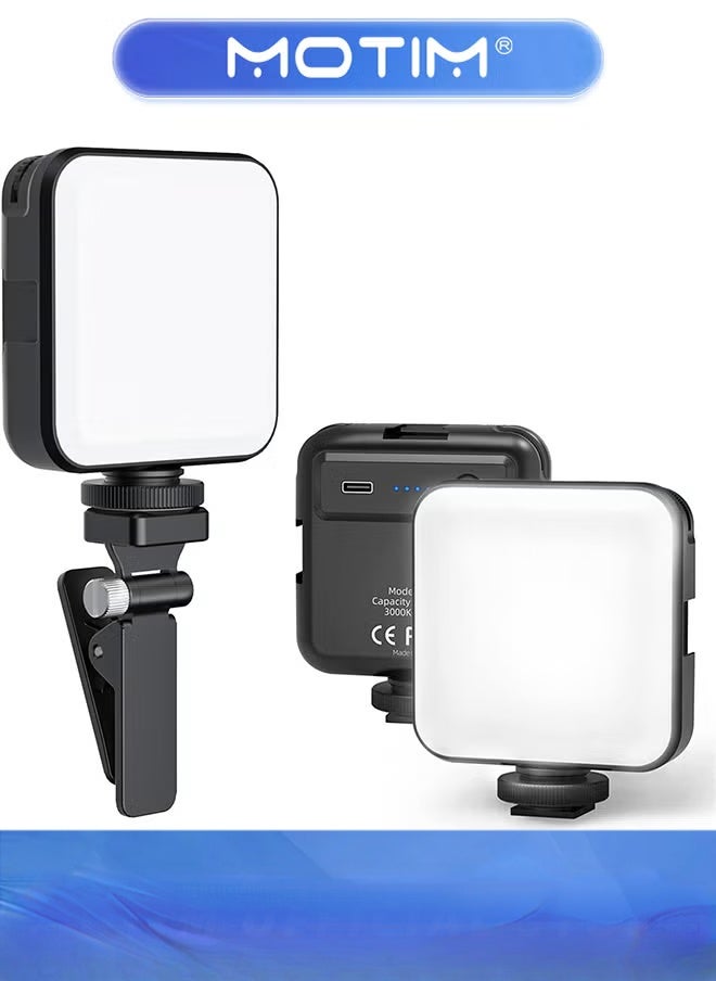 Motim LED Video Light Camera Light 100 LED Beads with Clip Pocket Camera Light for Photoshoot Photography  - Image 1