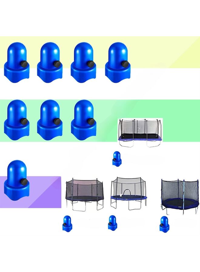 Generic 8PCS 1.5" Diameter Trampoline Enclosure Pole Caps Replacement with Screw Thumb for Trampoline Net Hook,Safety Trampoline Pole Caps (Size : 8PCS)  - Image 2