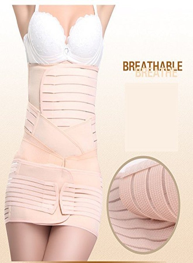 جيرن حزام دعم ما بعد الولادة من جيرن للنساء، مرن وقابل للتهوية (مقاس كبير) - طقم من 3 قطع - Image 1