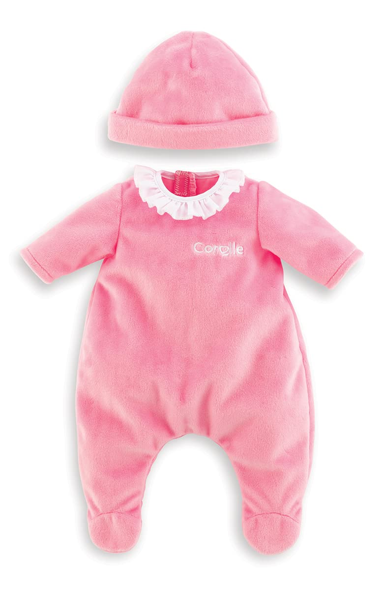 Corolle 14 Baby Doll Outfit Pink Pajamas Mon Grand Poupon Outfits and Accessories fit 14 Dolls for Kids Ages 2 Years and up - Image 3
