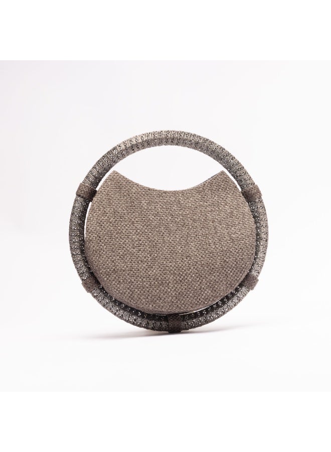 Crystalicious Paloma Eco-Luxe Bag Handcrafted Vegan Elegance with Wooden Bead Embellishments - Image 2