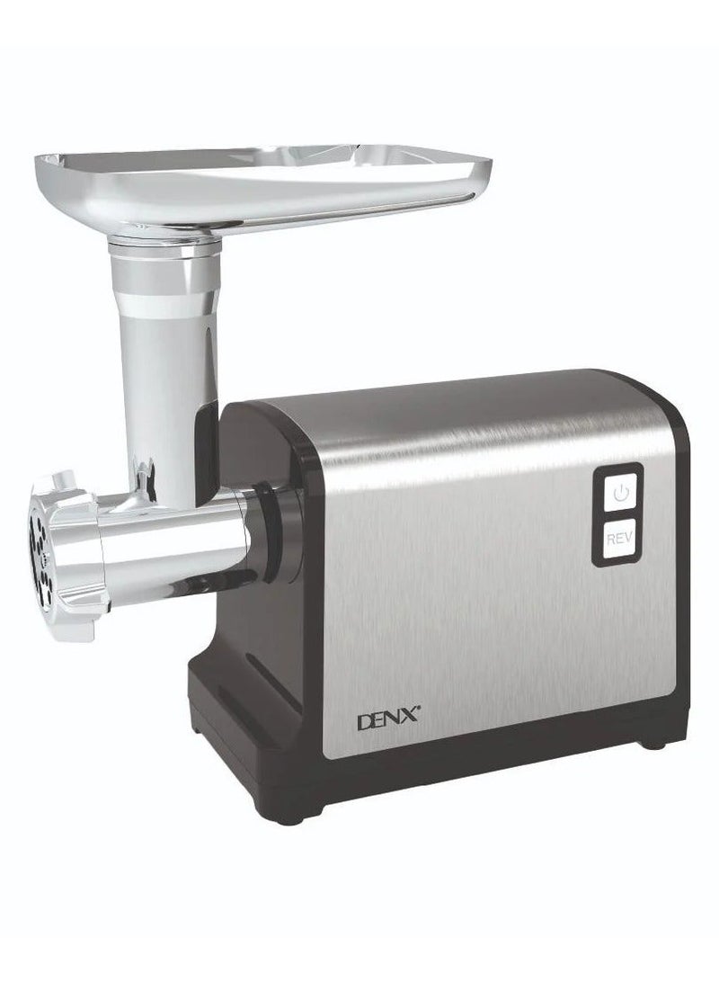 Denx DX3218 Electric Meat Grinder – 1200W, 3 Blades, Kibbeh & Sausage Attachments - Image 2