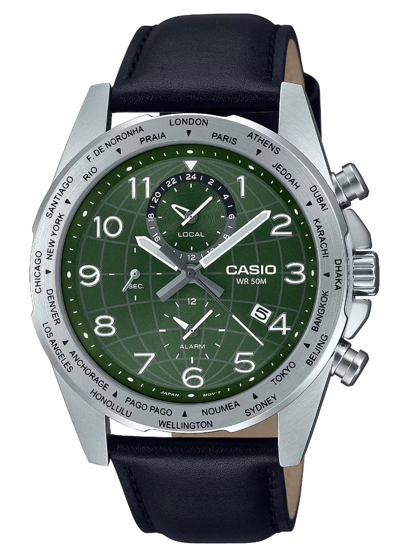 CASIO Men's classic analog watch - MTP-W500L-3AVDF - Image 1