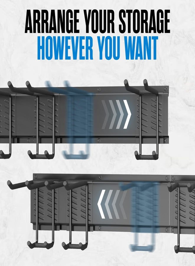 Houseables Ski Rack Wall Mount, Ski Holders For Wall, Rack For Garage, Snowboard Storage, Gear Hanger, Organizer, Grabber, Indoor, Store 5 Pairs, 270 lbs Capacity, 32 x 4 Inch, Steel - Image 4