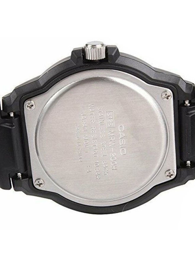CASIO Men Youth Water Resistant Analog Watch MRW-200H-7EVDF - 45 mm - Black - Image 4