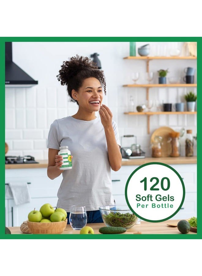 UNIQUE E A.C. Grace Company UNIQUE E Mixed Tocopherols 120 Soft Gels, Supports Healthy Brain Function, General Health, and Aging Support, All-Natural Vitamin E and Kosher - Image 5