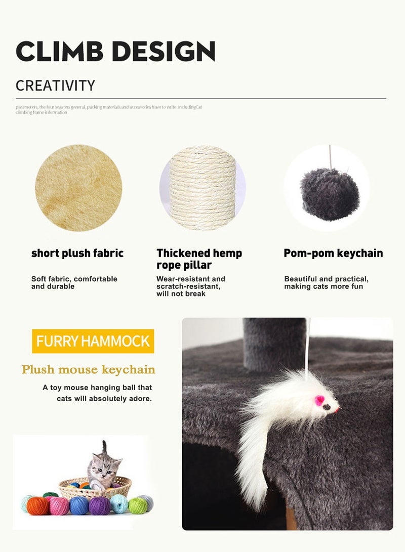 كيدل شجرة القط الخدش بعد التسلق الخدش للنشاط الداخلي - Image 4