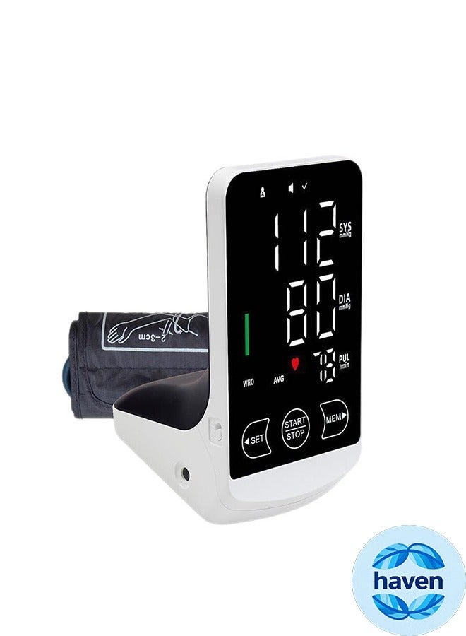 general Digital Upper Arm Blood Pressure Monitor with 2 Users Memory, Adjustable Cuff & Ultra-Clear Large LED Display - Accurate Heart Rate & Blood Pressure Measurement - Image 1