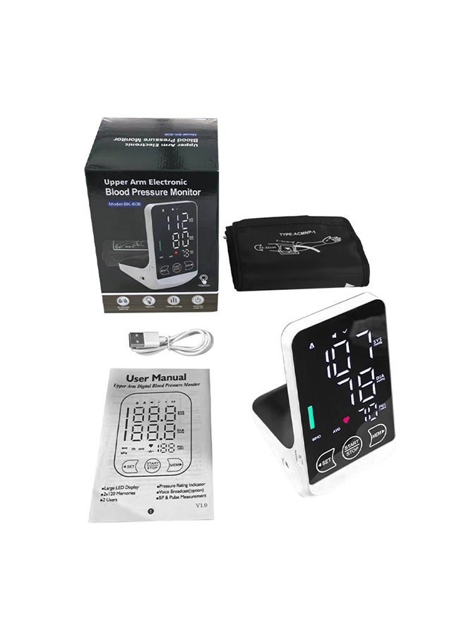 general Digital Upper Arm Blood Pressure Monitor with 2 Users Memory, Adjustable Cuff & Ultra-Clear Large LED Display - Accurate Heart Rate & Blood Pressure Measurement - Image 4