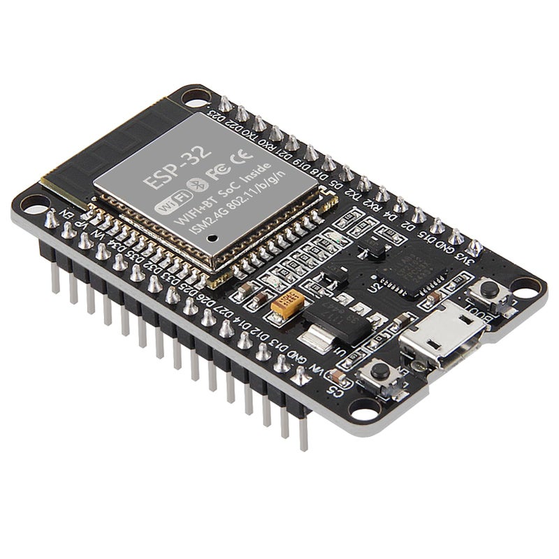 AiTrip ESP-WROOM-32 ESP32 ESP-32S Development Board 2.4GHz Dual-Mode WiFi + Bluetooth Dual Cores Microcontroller Processor Integrated with Antenna RF AMP Filter AP STA Compatible with Arduino IDE (1 PCS) - Image 1