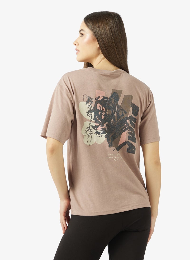 PUMA Cat Graphic T-Shirt - Image 2