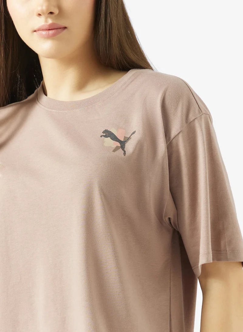 PUMA  Cat Graphic T-Shirt for Women | Best Price UAE
