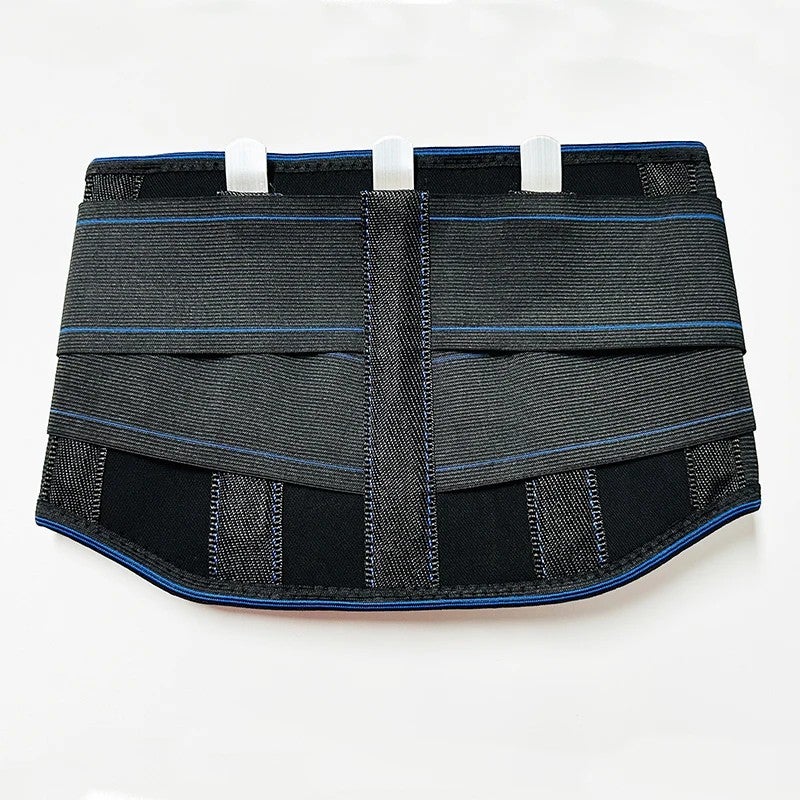 Bluejw Powerlifting Waist Trimmer Belt - Lower Back Support, Hot Adult Self-Heating Belt with Removable Lumbar Pad - Black - Image 1