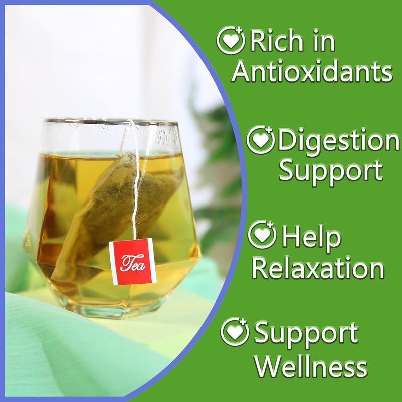TEARELAE Lemon Balm Tea Bags - 50 Count - 100% Natural Dried Lemon Balm Herb for Calming and Digestion Support - Caffeine-Free and Non-GMO - Image 5