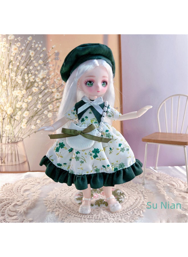 23cm Anime Face Starry Eyed Doll 7 Point Bjd Doll Children's Toy Gift For Girls Cartoon Style Plastic Playset-Color:Aisha.-Height:Gift Box  23cm - Image 3