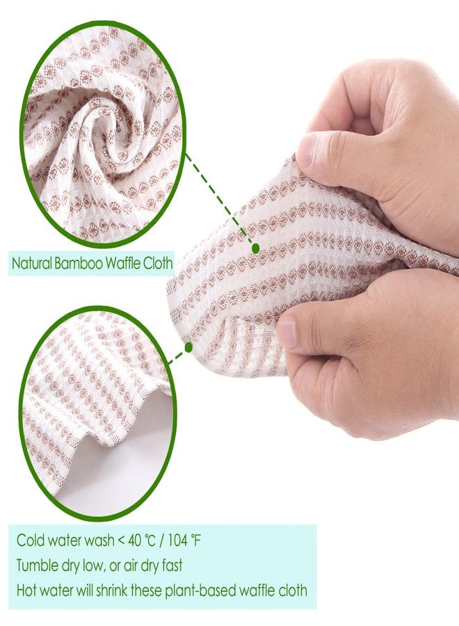 JEFFSUN Kitchen Washcloths 6 Pack, 10x14 Inch Small Dish Cloth for Washing Dishes, Lint Free Fast Dry Reusable Cleaning Cloth, Ultra Soft & Scratch Free Waffle Dish Rag, Easy to Rinse Multicolor Dishcloth - Image 4