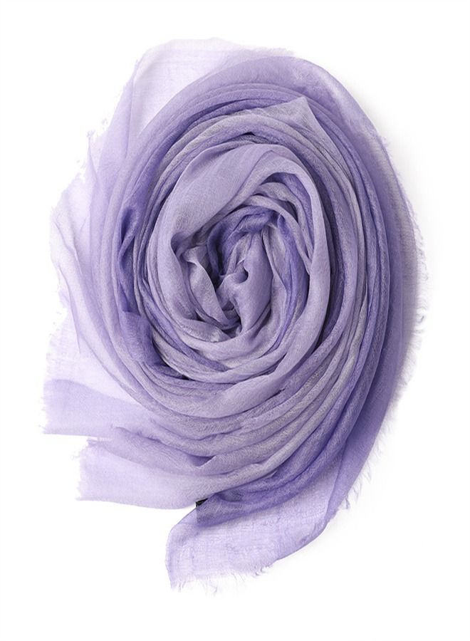Loquat Solid Light Sunscreen Cashmere Scarf  - Image 1