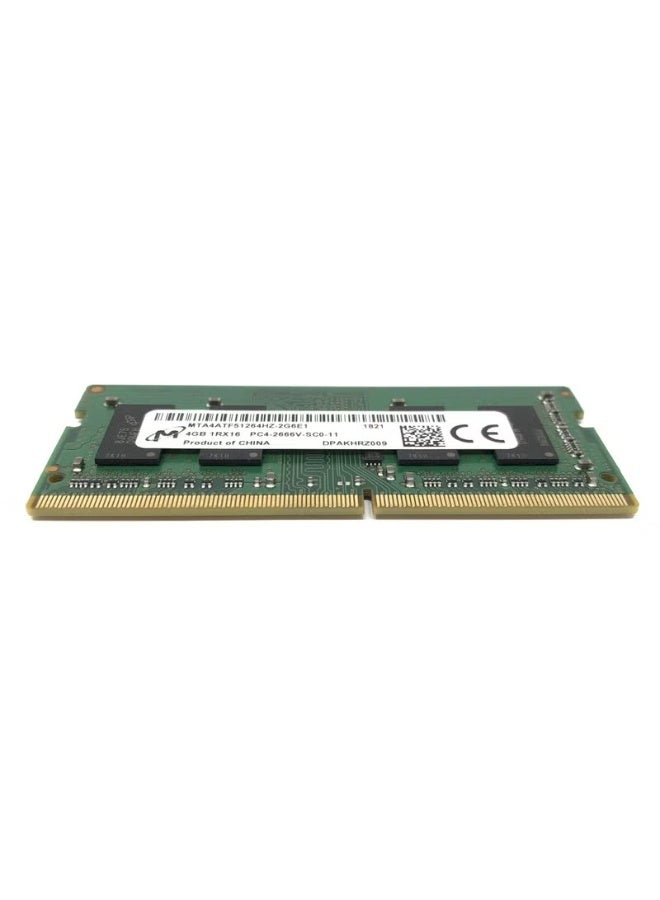مايكرون وحدة ذاكرة RAM للكمبيوتر المحمول من Micron بسعة 4 جيجابايت، DDR4، بتردد 2666 ميجاهرتز الموديل: MT4ATF51264HZ-2G6E1، المواصفات: PC4-2666V، نوع SO-DIMM بـ 260 سنًا ترقية ذاكرة للكمبيوتر المحمول (Notebook) بتصميم 1Rx16 وجهد منخفض - Image 5