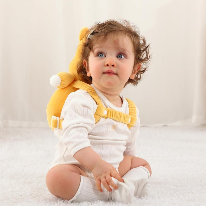 SOZOON Baby Head Protector Backpack - Soft & Lightweight Head Protection Pillow for Bebe Walking and Crawling(Tiger) - Image 3