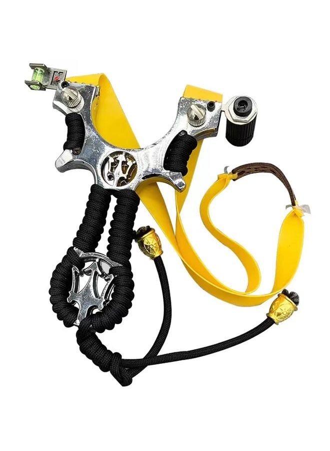 Captaintech Hunting Slingshots Set, Professional Laser Slingshot for Outdoor Hunting,Adult high-speed catapult slingshot,100 Ammo Balls and 2 Rubber Bands. - Image 3