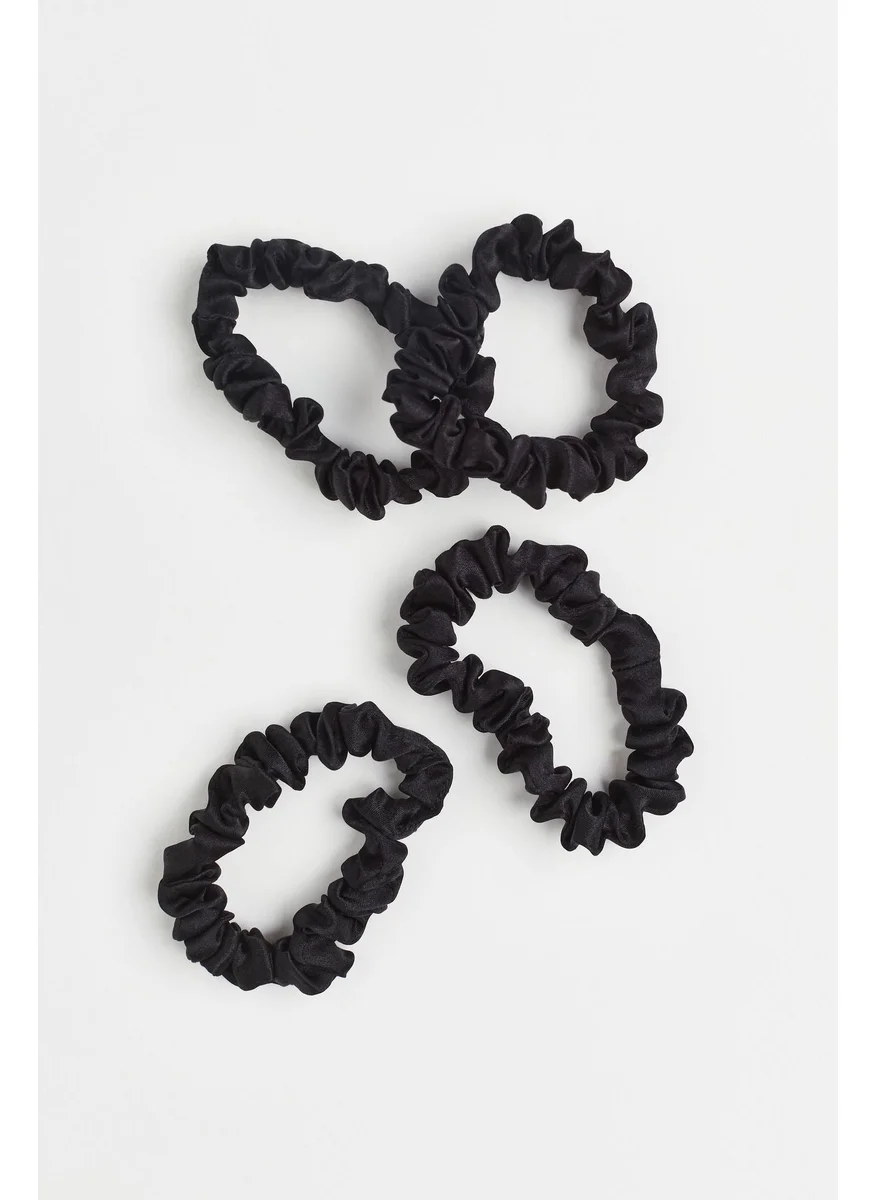 H&M 4-Pack Silk Scrunchies