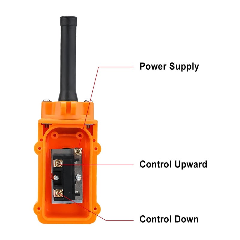 S-Power مفتاح دفع رافعة SPOWER 5 قطع مقاوم للماء COB61 وحدة تحكم رافعة مع كابل مطاطي - Image 4