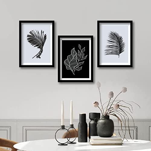 HEVEA Nature Framed Wall Posters/Paintings with Frame Wall Paintings Hangings Framed Wall Art Paintings (11 inch x 14 inch, Framed, Black) -Set of 3 - Image 4