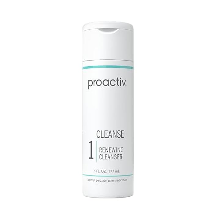 Proactiv Acne Cleanser - Benzoyl Peroxide Face Wash and Acne Treatment - Daily Facial Cleanser and Hyularonic Acid Moisturizer with Exfoliating Beads - 90 Day Supply, 6 Fl Oz - Image 1