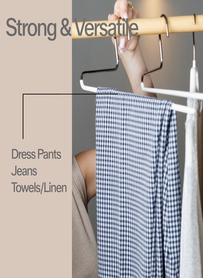 موا علاقة ملابس موفرة للمساحة من سلسلة بناطيل ماوا من ريستون لويد، مانعة للانزلاق، بقضيب واحد، طراز KH/1، طقم من 10 قطع، أسود - Image 2