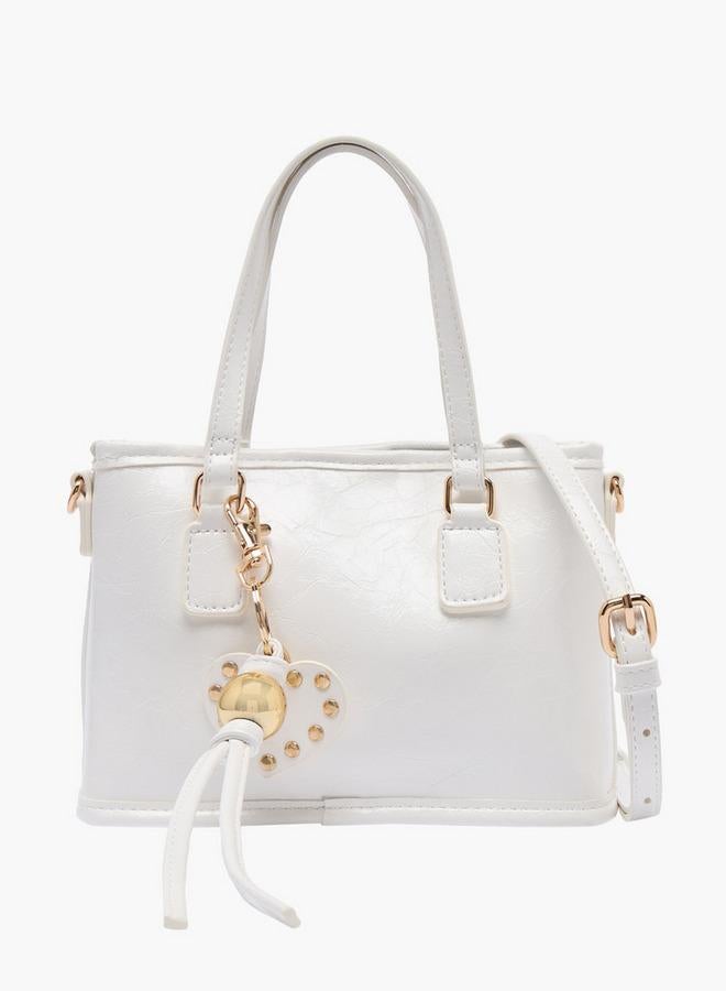 Flora Bella By Shoexpress Textured Tote Bag With Detachable Strap - Image 1