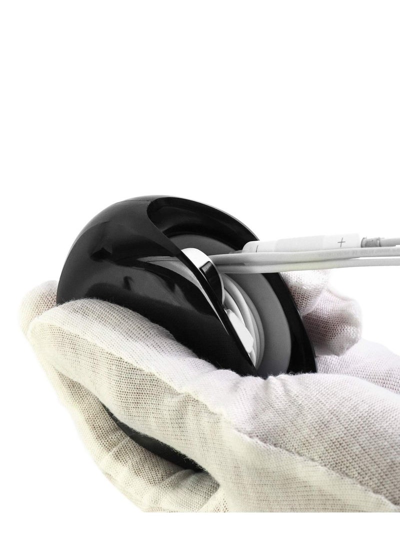 Captaintech Automatic Portable Cable Winder, Retractable Cord Organizer, Cord Management, Headphone Cable Storage Headphone Keeper for USB Cables Earphone, USB Cable and Charging Cable, 2 Pack - Image 3