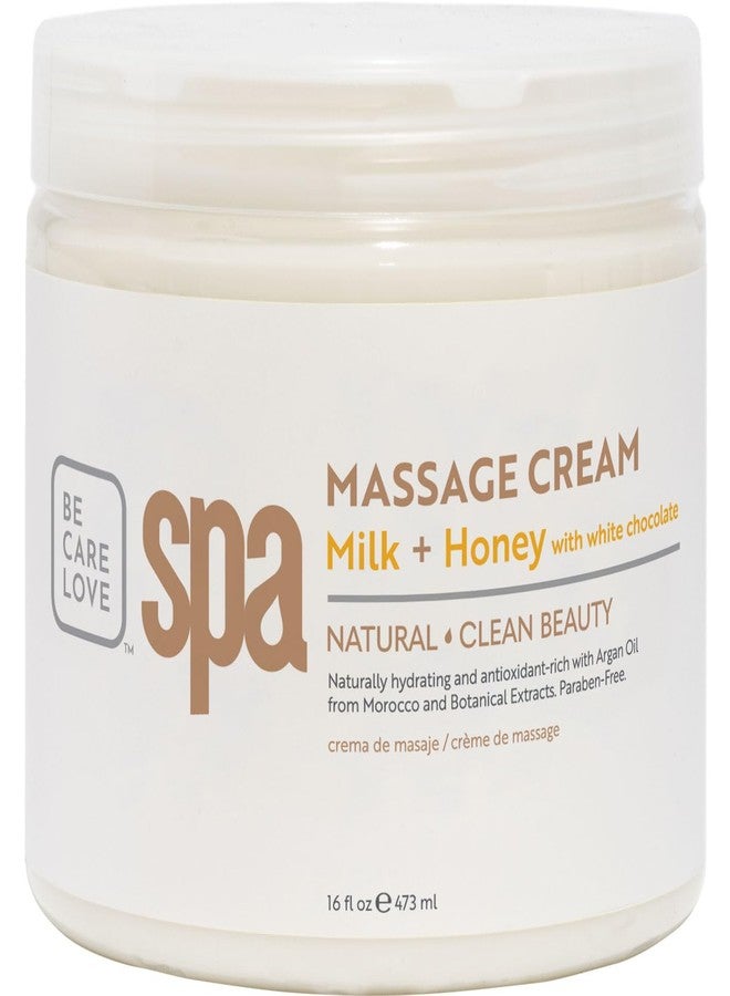 BCL SPA Massage Cream Milk + Honey with White Chocolate, 16 oz