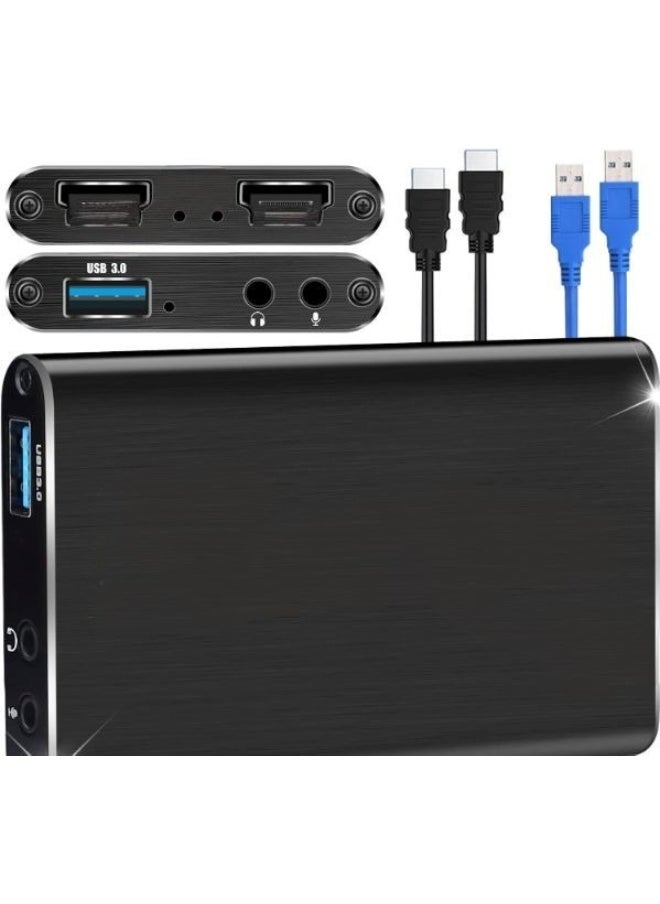Generic HDMI to USB 3.0 Video Capture Device – 4K Input, 1080p 60FPS Output for Streaming, Gaming, and Recording  - Image 1