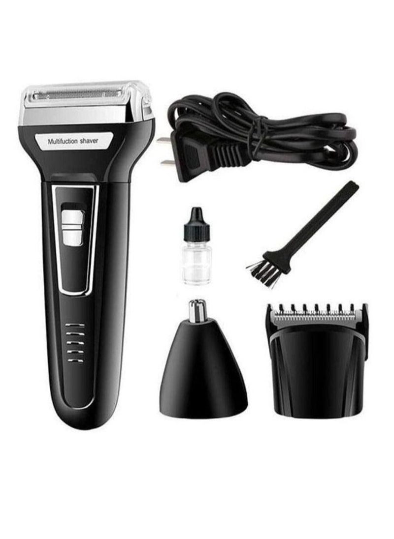 ELTRAZONE - 3 in 1 Electric Razor Men Beard Trimmer Rechargeable Waterproof Shaver Professional Cordless Hair Clippers Nose Hair Trimmer Grooming Set - Image 1