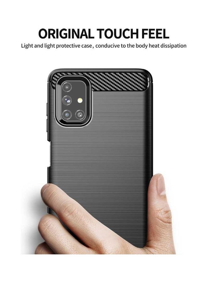 NIBEMINENT Protective Case Cover For Samsung Galaxy M51 Black - Image 2