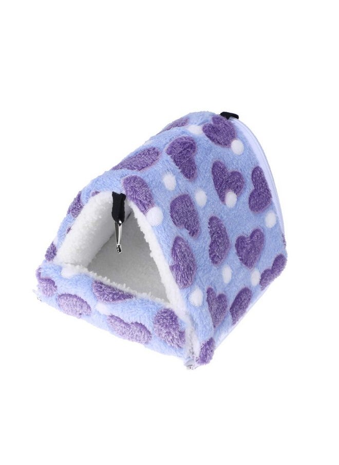 POPETPOP - POPETPOP Bird Snuggle Sack - Guinea Pig Bedding Rat House Bed Winter Warm Fleece Small Pet Syrian Hamster Chinchilla Bed House Cage Bird Nest - 21x20cm - Image 1