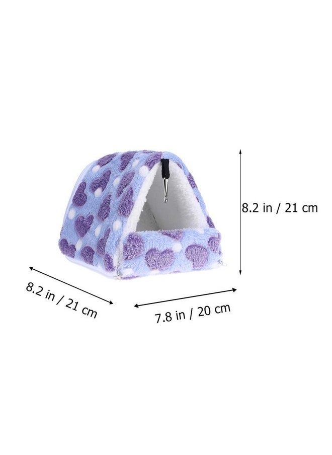 POPETPOP - POPETPOP Bird Snuggle Sack - Guinea Pig Bedding Rat House Bed Winter Warm Fleece Small Pet Syrian Hamster Chinchilla Bed House Cage Bird Nest - 21x20cm - Image 1