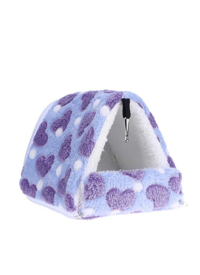 POPETPOP - POPETPOP Bird Snuggle Sack - Guinea Pig Bedding Rat House Bed Winter Warm Fleece Small Pet Syrian Hamster Chinchilla Bed House Cage Bird Nest - 21x20cm - Image 1