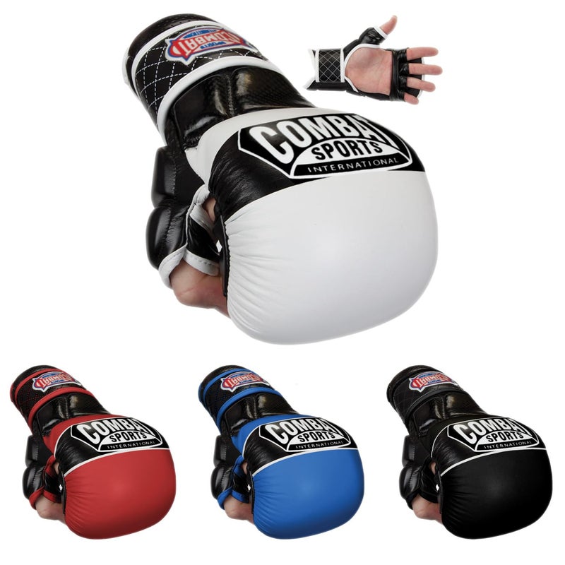 Combat Sports Max Strike MMA Training Gloves, Open Palm Fingerless Gloves for MMA, Muay Thai, and Kickboxing - Image 1
