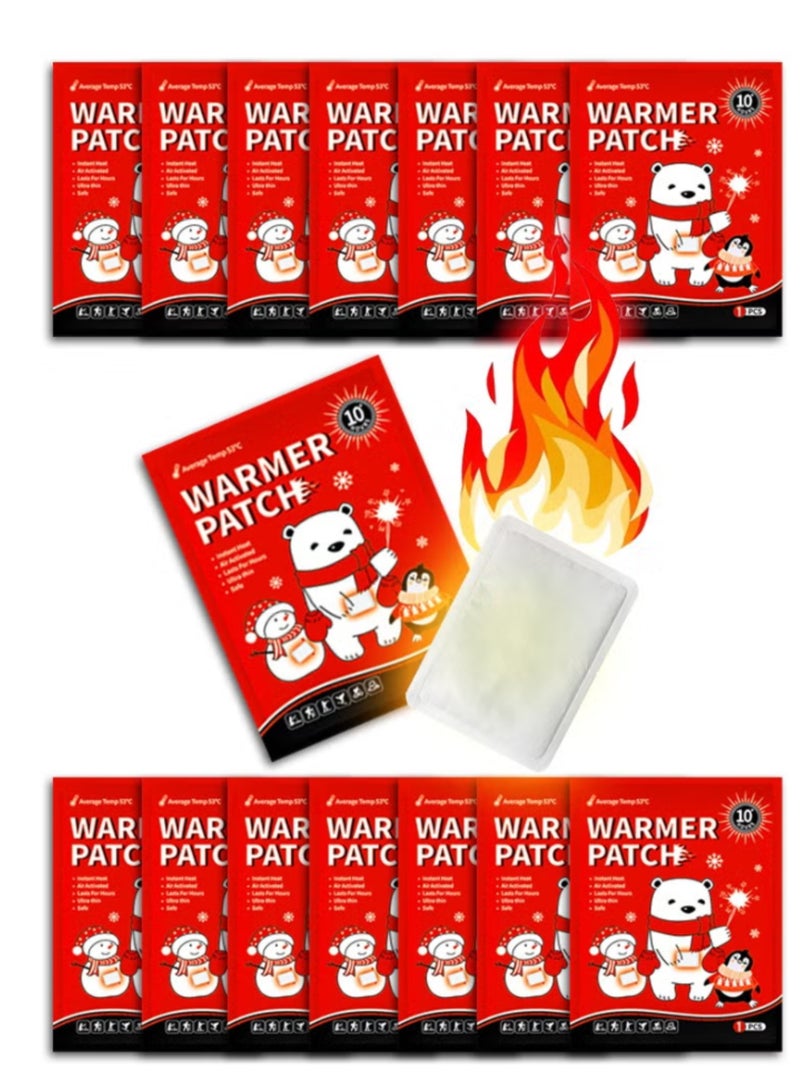 BOSART Body & Hand Warmers - Long Lasting Natural Odorless Air Activated Warmers - Up to 10 Hours of Heat, Hot Warmer Patch for Skiing, Winter Hiking, Outdoor Camping - 15 Pack - Image 1