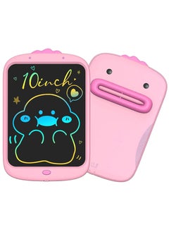 Arabest LCD Writing Tablet for Kids Colorful 10 Inch, Learning Educational Toddler Toys Gift for 3 4 5 6 7 Year Old Girls Boys, Electronic Drawing Doodle Pad Board (Pink)  - Image 1