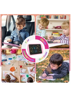 Arabest LCD Writing Tablet for Kids Colorful 10 Inch, Learning Educational Toddler Toys Gift for 3 4 5 6 7 Year Old Girls Boys, Electronic Drawing Doodle Pad Board (Pink)  - Image 5