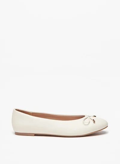Celeste Women's Textured Slip-On Ballerina Shoes