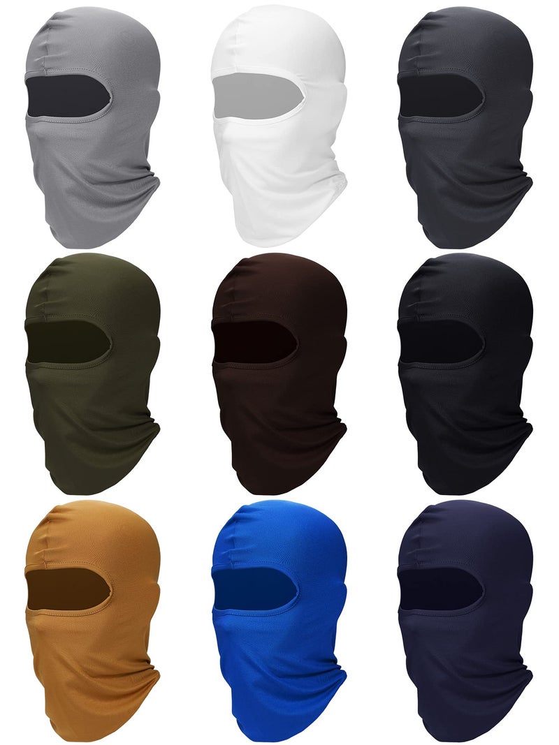 Zhanmai Ski Mask for Men Full Face Cover UV Sun Protection Face Mask Breathable Balaclava Mask Neck Gaiter for Outdoor Motorcycle Cycling (,) - Image 1