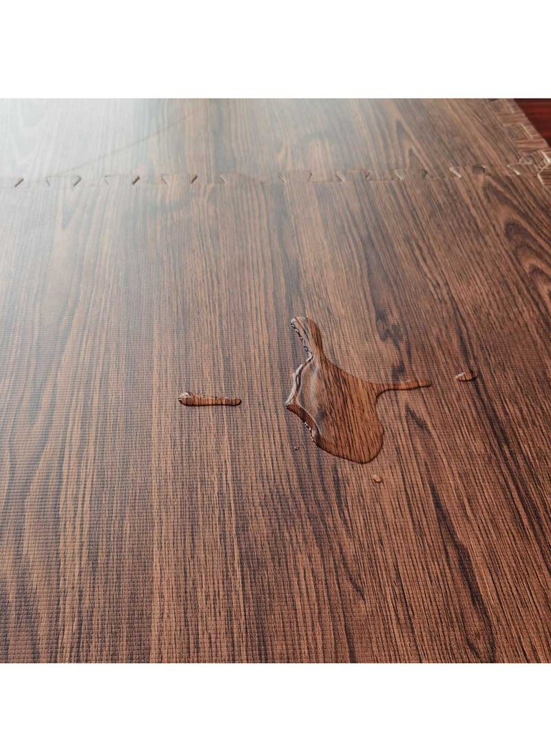 Bumble & Bird - Baby Playmat Tiles - 6pcs - Dark Walnut - Image 5