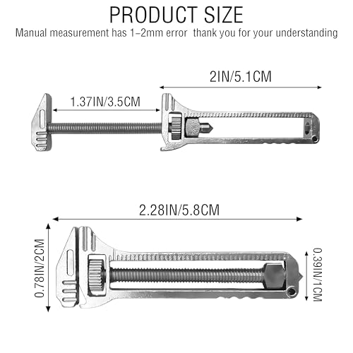 BADAO 3PCS Compact Titanium Multitool Pocket Multitool EDC Gear,Lightweight Portable Mini Multitools Keychain Tool with Adjustable Wrench,Bottle Opener,Screwdrivers&Pry Bar for Camping,Travel,Hiking,Fishing - Image 2
