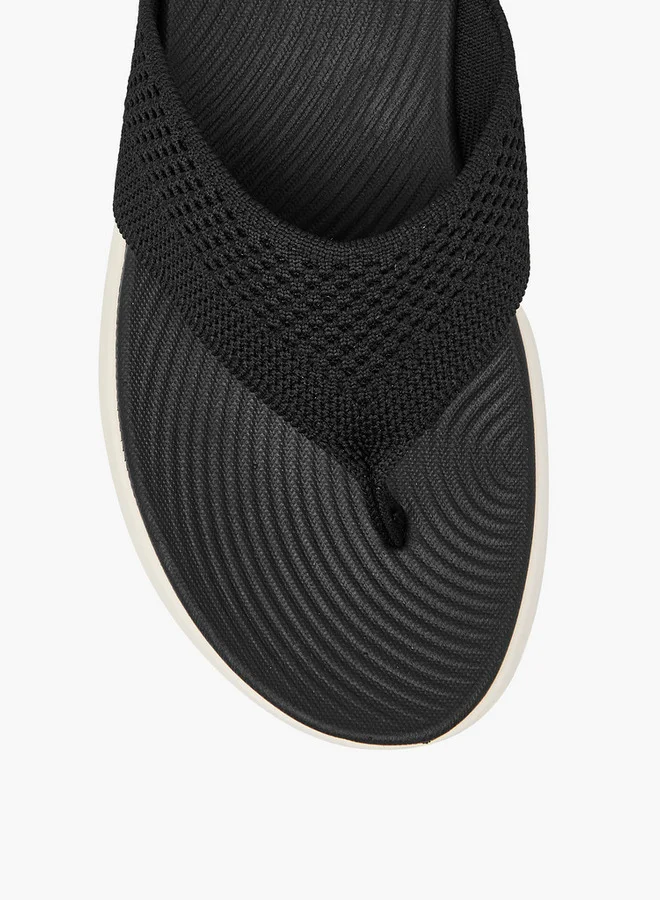 Flora Bella By Shoexpress Women Textured Slip-On Thong Sandals