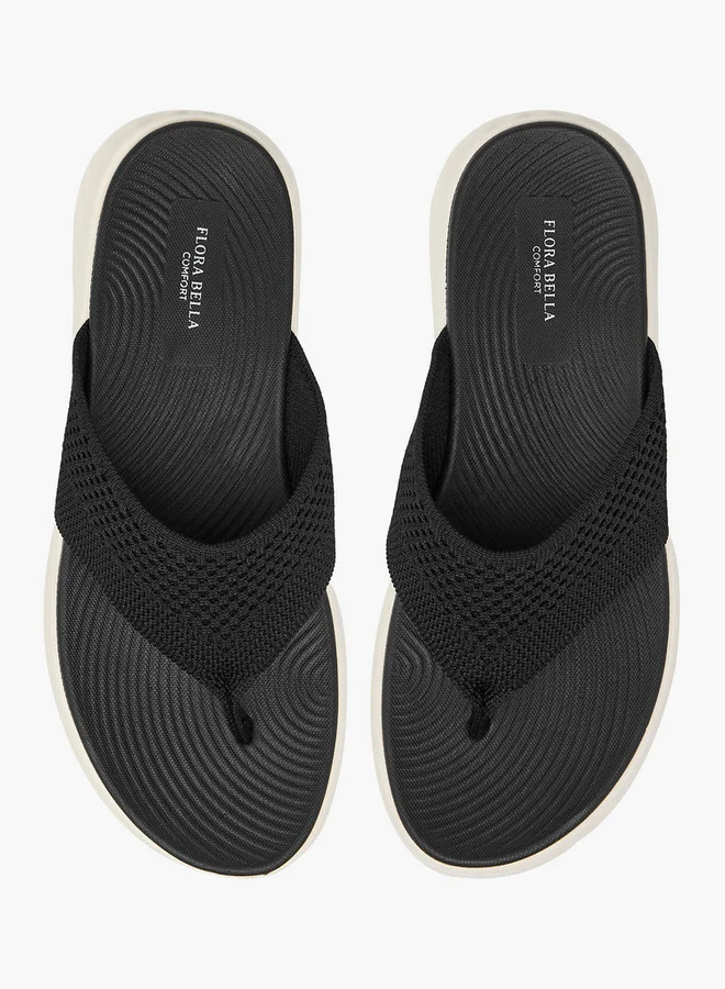 فلورا بيلا من شو إكسبرس Women Textured Slip-On Thong Sandals